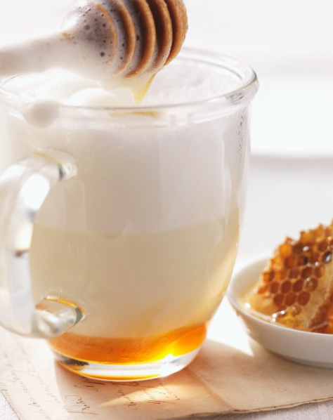 HOT MILK WITH HONEY